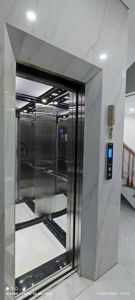 Thang máy tải khách 450KG cho chung cư mini tại Mễ Trì Hạ - Hà Nội